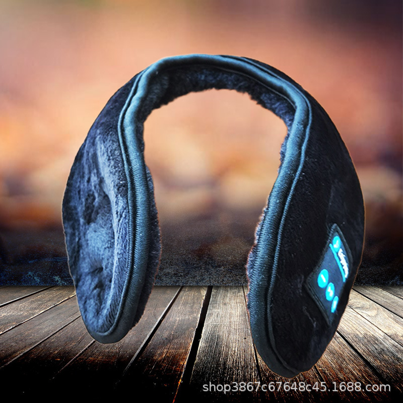 Picture of Foreign trade winter warm earmuffs Audio Bluetooth headset earmuffs hands-free velvet Bluetooth music earmuffs
