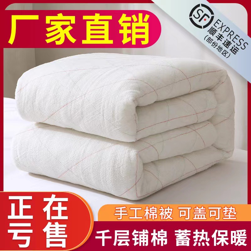 Cotton Quilt Student Dormitory Mattress Quilt Single Cotton Quilt Quilt Core Spring Autumn Winter Quilt Thickeneded 5kg Quilt