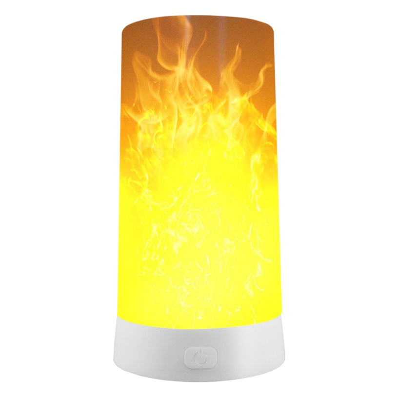 Picture of Cross-Border Christmas Portable Artificial Dynamic Candle Night Light USB Charging Led Luminous Flame Light Atmosphere