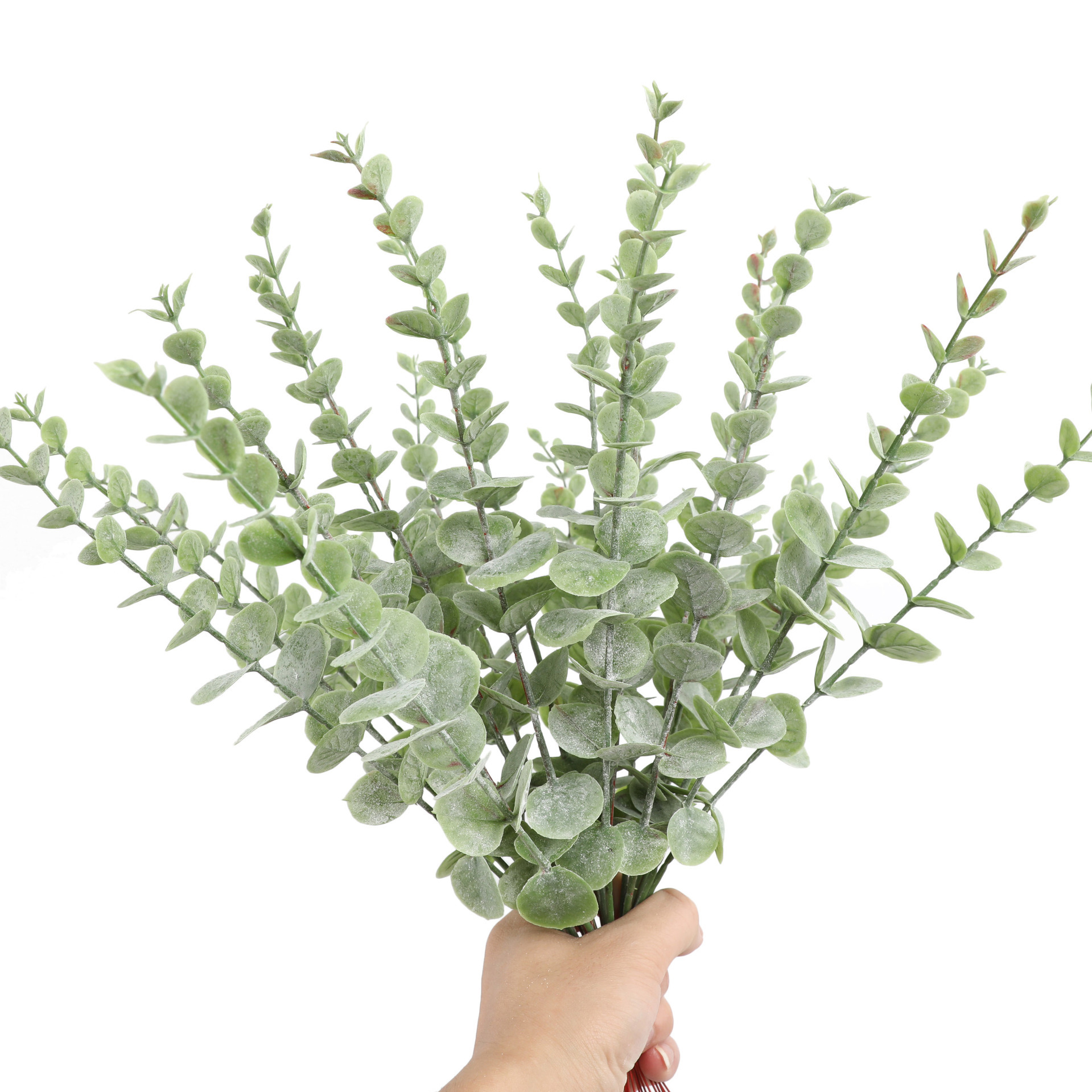 Picture of Cross-Border Simulated Green Plants Eucalyptus Leaves Amazon Simulated Plants Wholesale Eucalyptus Leaves Ins Decoration Home Wedding