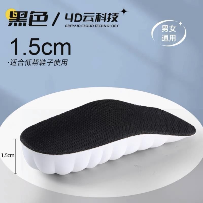 Picture of Inner heightening insole half pad eva breathable comfortable invisible heightening pad heel shock absorption can be cut wholesale distribution