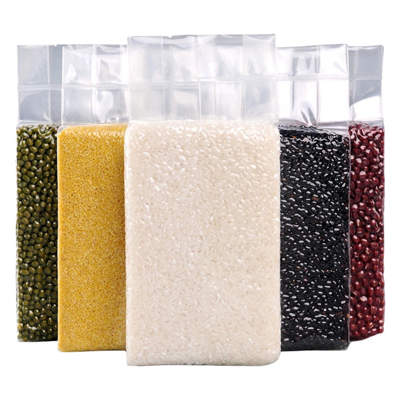 Thickened rice brick vacuum bag small rice 1kg 5kg 10kg food bag compression bag grain packaging bag spot wholesale