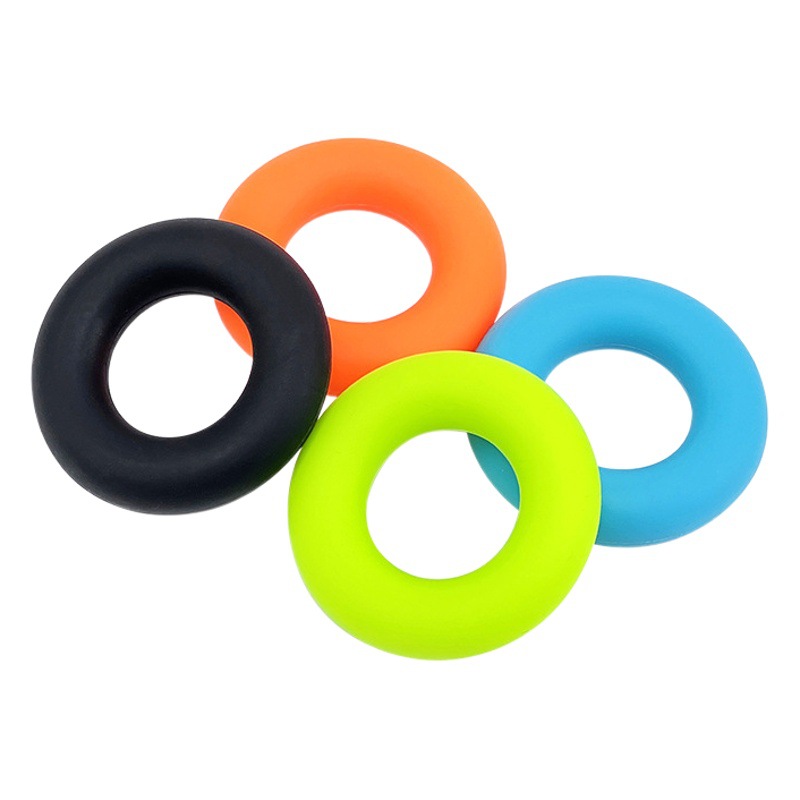 Grip Strengthener Silicone Grip Ring Office Leisure Fitness Hand Rehabilitation Strength Dual Strength Training Grip Ring Elasticity