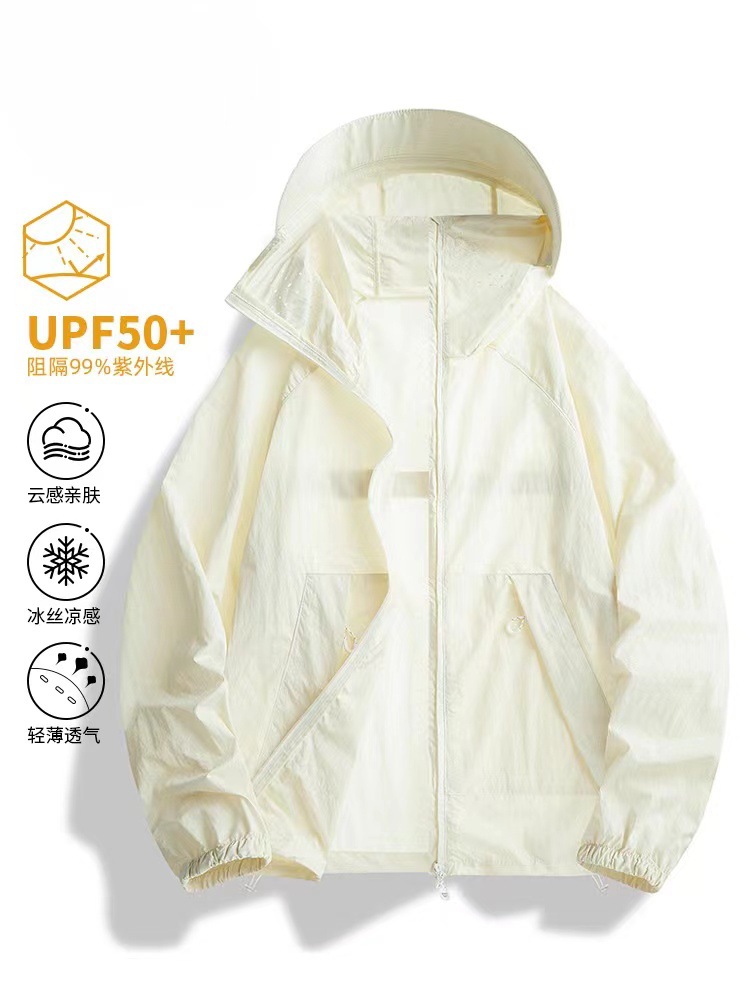 LULU OIOI Sunscreen Clothing Women's New Summer Anti-ultraviolet Fishing Clothing Loose Outdoor Sunscreen Clothing Thin Coat