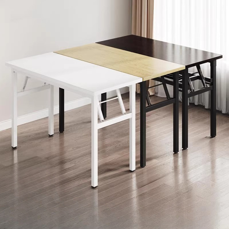 folding table set up a stall outdoor portable table desk conference training table simple dining table household rectangular new taipei yellow