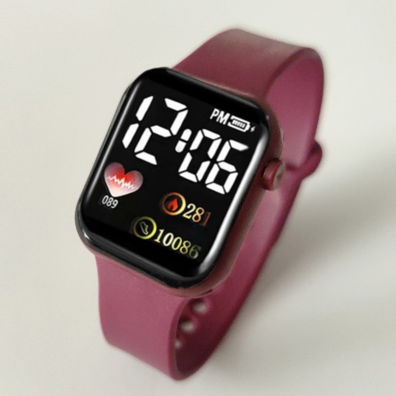 Picture of Cross-Border Led Square Student Digital Watch Couple Waterproof Digital Touch Screen Sports Bracelet Douyin Face Single Delivery