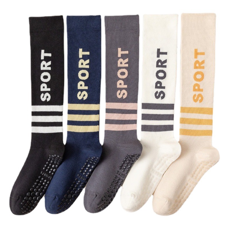 Yoga socks calf AB pressure skinny leg Pilates Fitness silicone non-slip tide socks indoor aerobics shock-absorbing dance