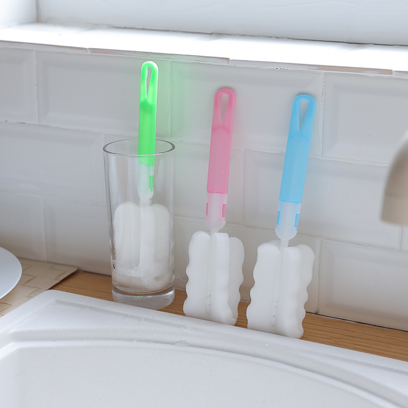 Picture of T Colorful Thickened and Lengthened Removable Cup Brush Plastic Hand-free Strong Long Handle Stain Brush Cup Brush
