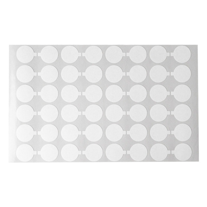 In stock round dispensing easy-to-tear handle strong adhesive transparent seamless nano adhesive die-cutting substitute hair square round double-sided adhesive sticker