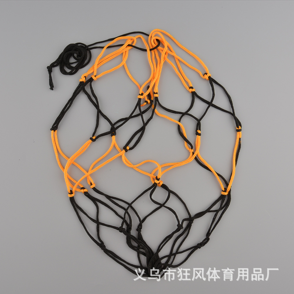 Small Bucket Basketball Football Net Bag Polyester Polypropylene Basketball Net Bucket Size Bucket Basketball Net Wholesale