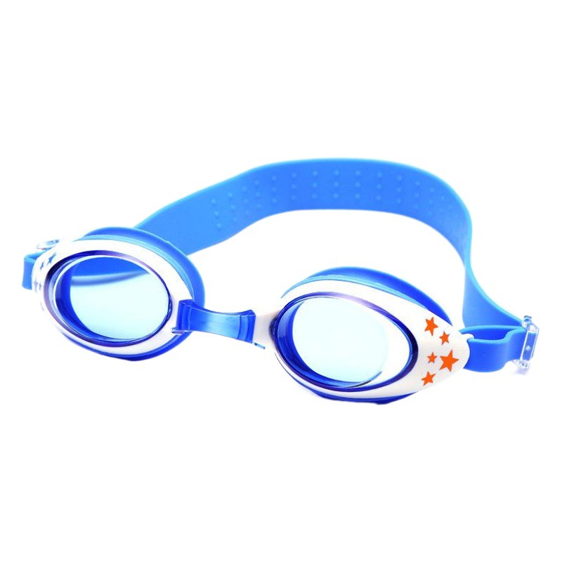 [Hot recommendation] Genuine high-definition children's cartoon swimming goggles natural silicone waterproof anti-fog mirror with adjustable