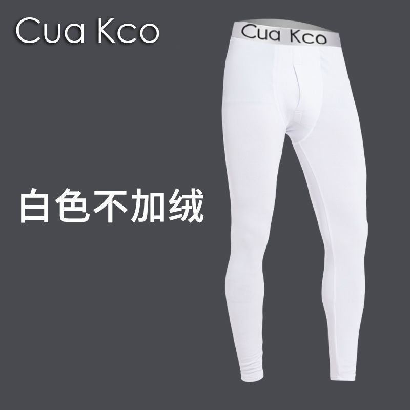 Picture of [Plus velvet not plus velvet optional] men's autumn pants youth slim one-piece warm pants autumn and winter large size wholesale