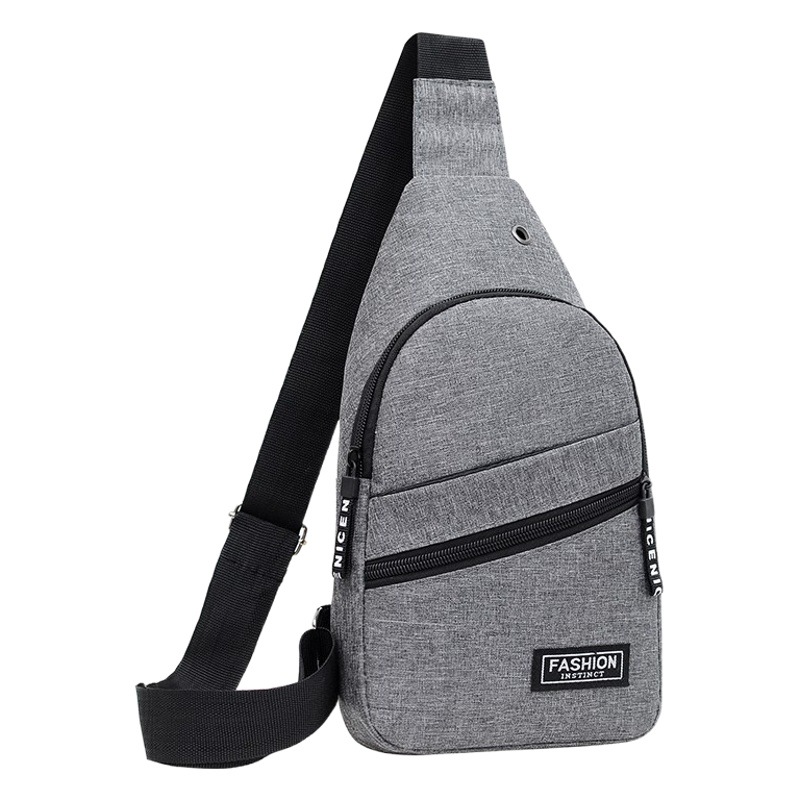 Picture of 2025 Cross-Border Men's Oxford Cloth Chest Bag Multi-Functional Sports Outdoor Leisure Shoulder Bag Crossbody Bag Simple