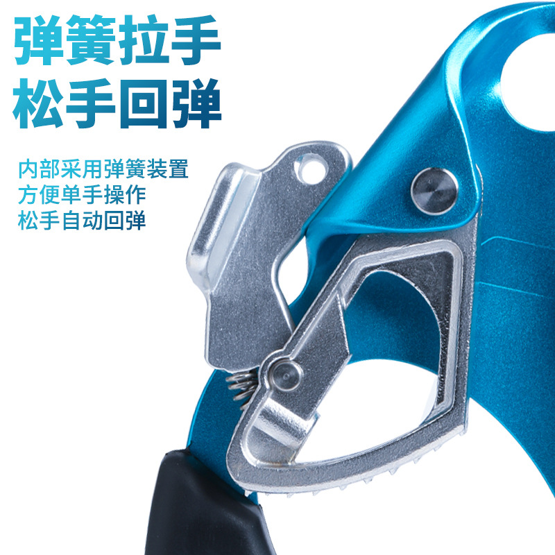 Picture of Canle outdoor mountain climbing rock climbing tool right hand ascender climbing rope climber rope ascender anti-slip artifact