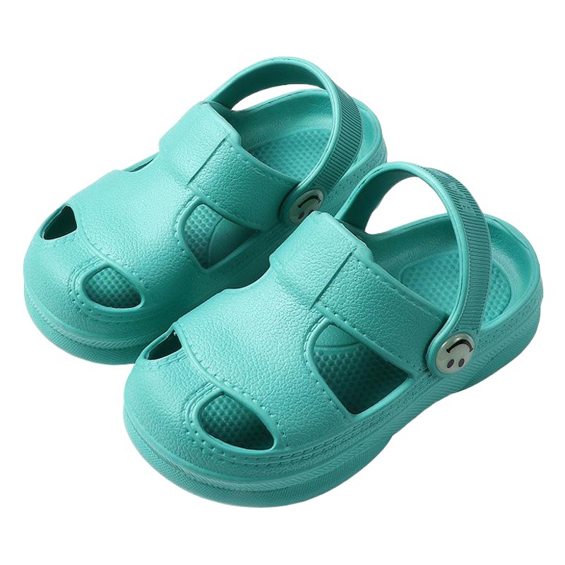 Baby Sandals Summer 1-4 Years Old Boys Home Soft Sole Non-slip Breathable Hole Shoes Baby Girls Sandals
