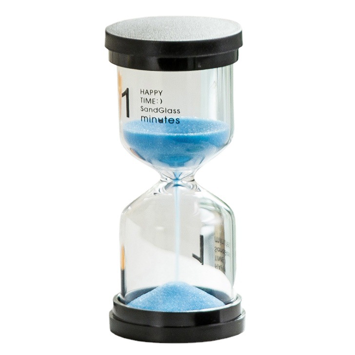 Picture of Black Hourglass Wholesale 30-minute Timer Creative Gift Sleeping Funnel Toy Ornaments Decorative Hourglass