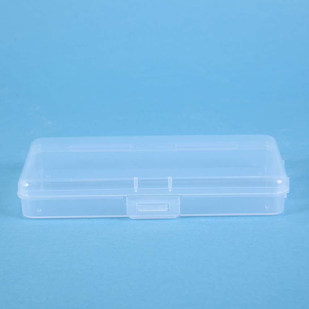 Transparent Rectangular pp Plastic Full Empty Box Hardware Small Parts Jewelry Fishing Gear Packaging Box Cultural and Creative Accessories Storage Box