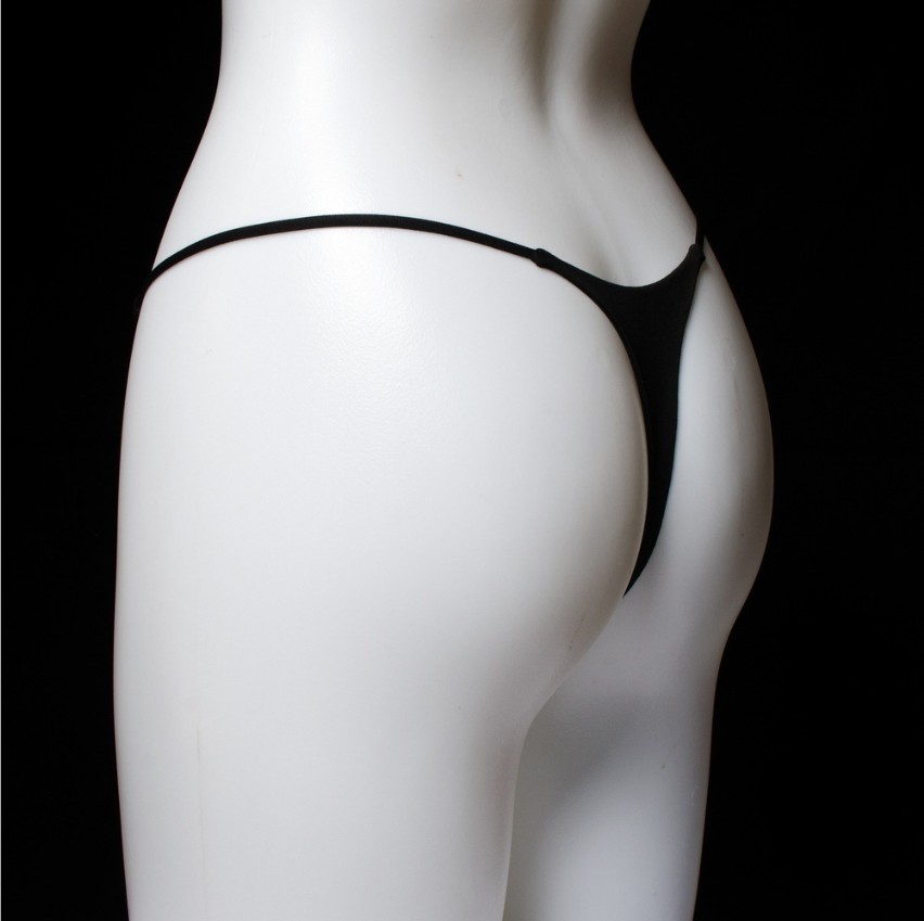 Picture of Jade Fragrant Pavilion New Version Double-Layer Thin Strap Thong Low Waist Low Waist Underwear Double-Layer Bikini Cotton Underwear for Women
