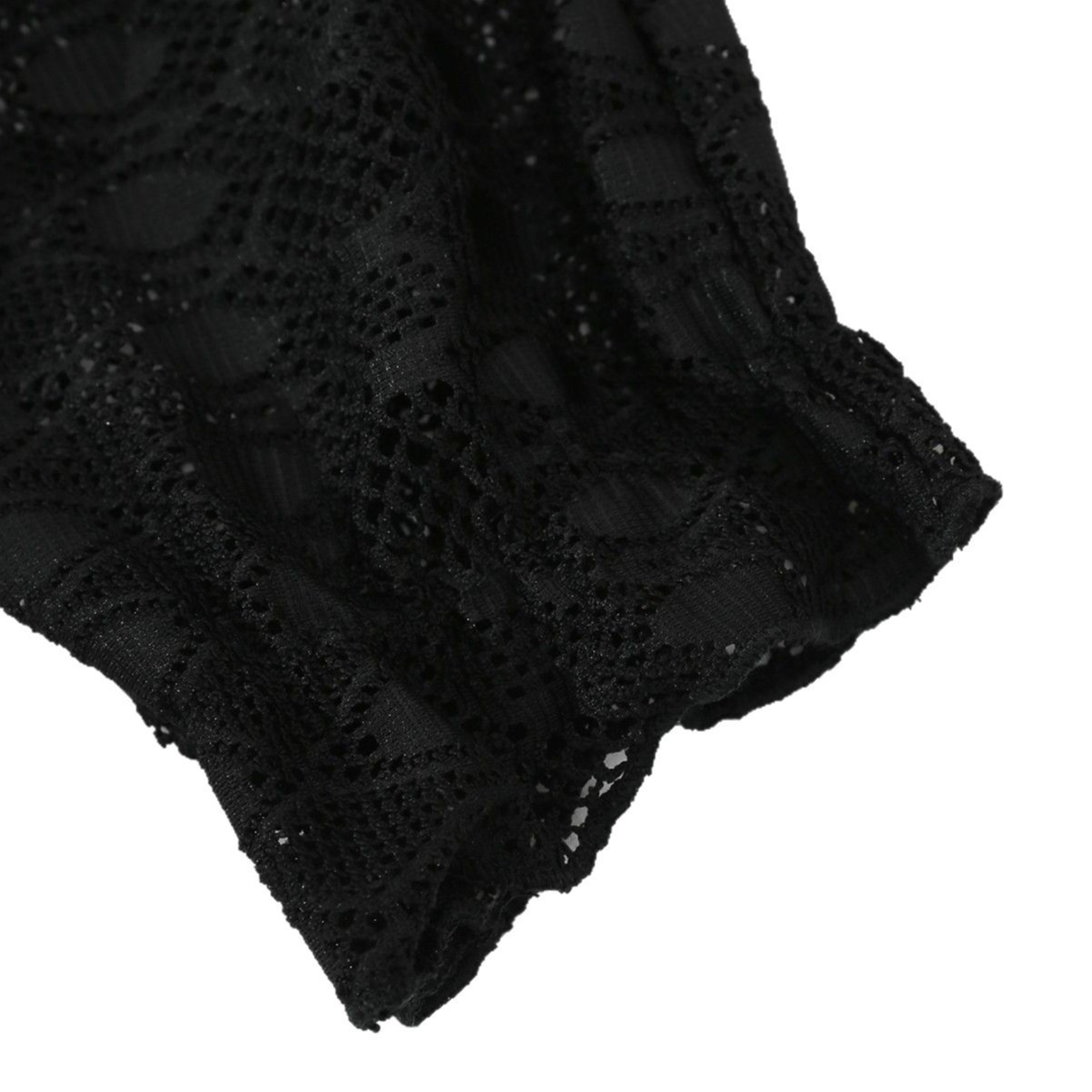 Picture of European and American New Beach Blouse Seaside Holiday Bikini Deep V Backless Sexy Hollow High Waist Sun Protection Blouse