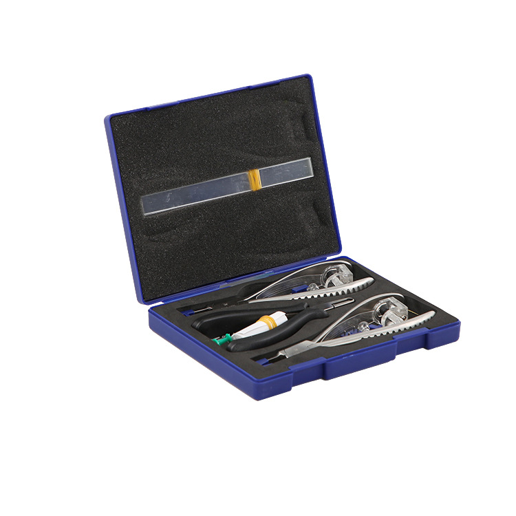Frameless glasses glasses tool pliers suit double rubber plug screwless glasses loading and unloading tool pliers