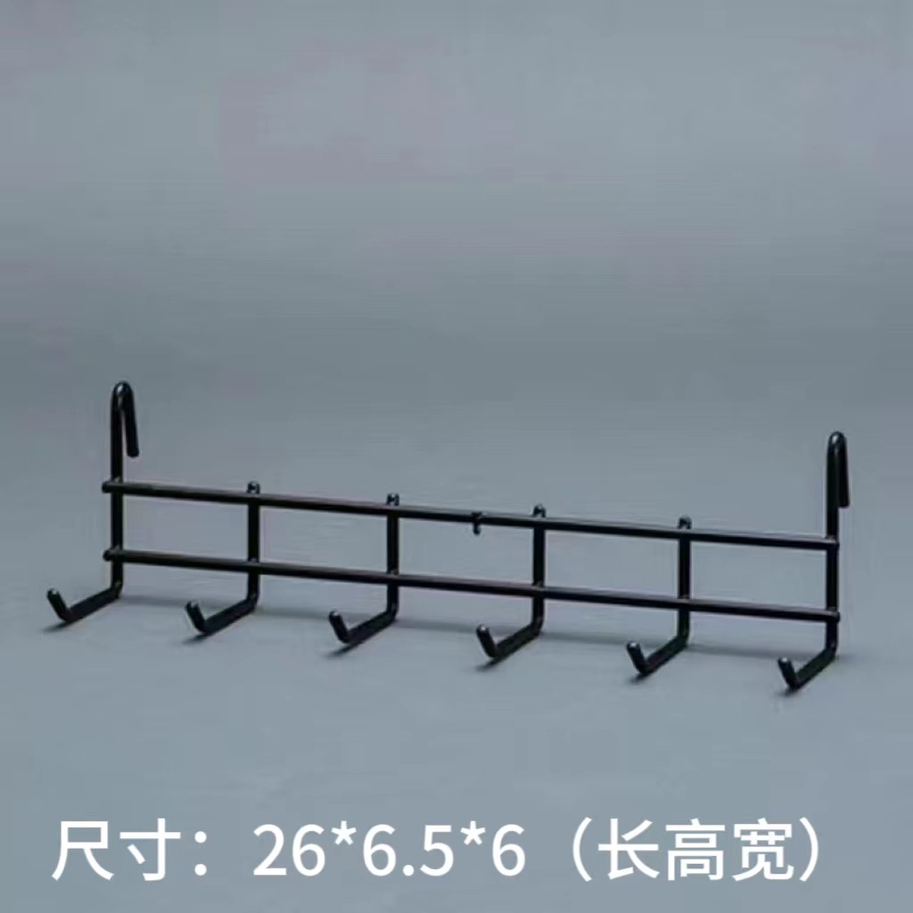 Picture of ins Hanging Basket Tray Iron Wire Mesh Storage Rack Hanging Basket Supermarket Household Storage Finishing Mesh Cave Board Storage Basket