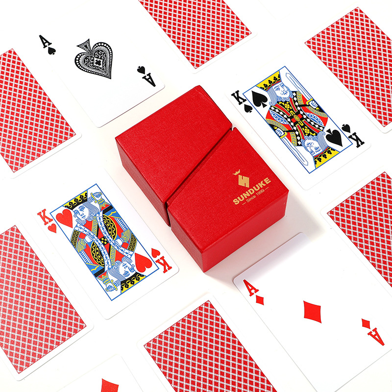 Picture of in stock wholesale egg poker PVC plastic frosted waterproof high-grade exquisite bronzing gift box double pair of suit