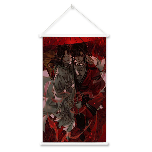 Picture of Shenzhen factory God blessing hanging painting wholesale comic exhibition peripheral scroll painting spray painting secondary yuan Anime Poster