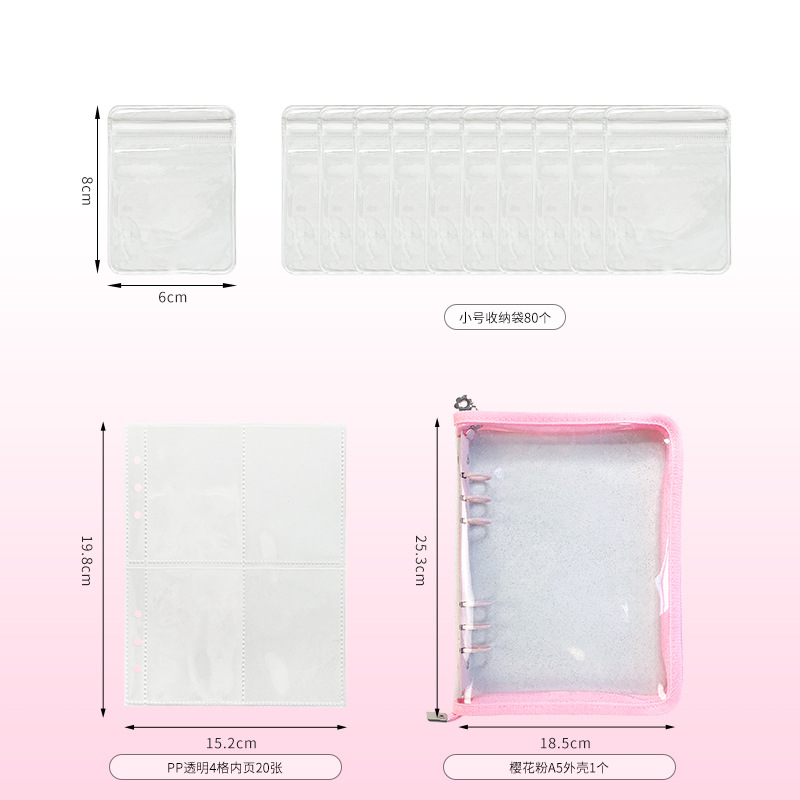 Picture of Anti-oxidation Jewelry Storage Book Earrings Ear Studs Ear Clips Necklace Hand Jewelry Silver Jewelry Sealed Bag Portable Bag Book