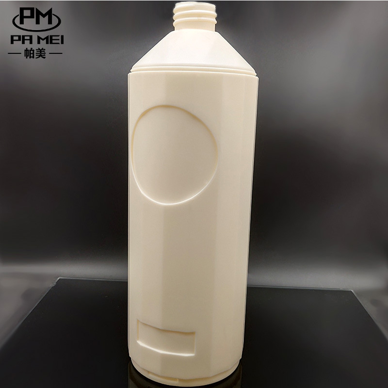 28 teeth 1LHDPE cylindrical bottle plastic bottle plastic jar can do PCR,PLA material can be printed font bottle jar