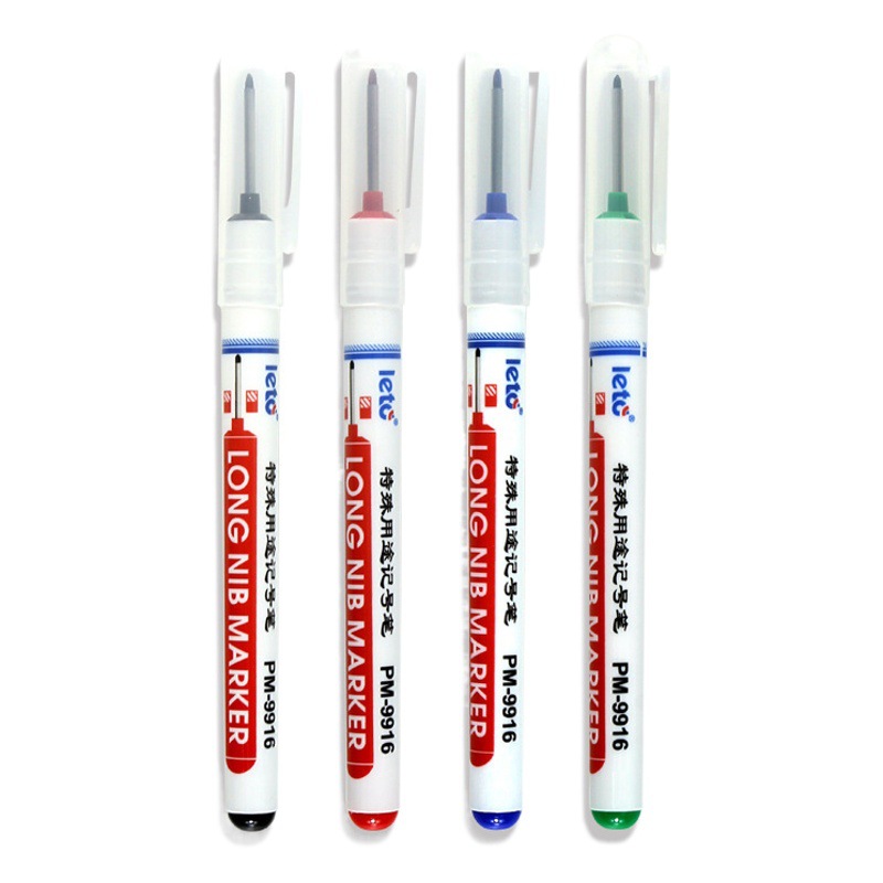 Long head marker pen woodworking pen deep mouth tile marker pen lengthening special oily marker pen bathroom installation pen