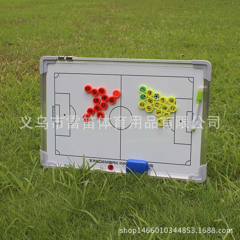 Aluminum alloy frame magnetic teaching football tactical board wall-mounted competition training coach sand table Command Board wholesale