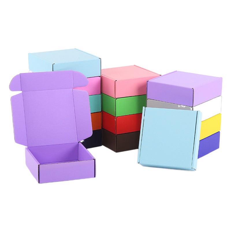 New Year Red Flying Machine Box in stock Cross-border E-commerce Packaging Carton Jewelry Packaging Color Box Square Packaging Carton