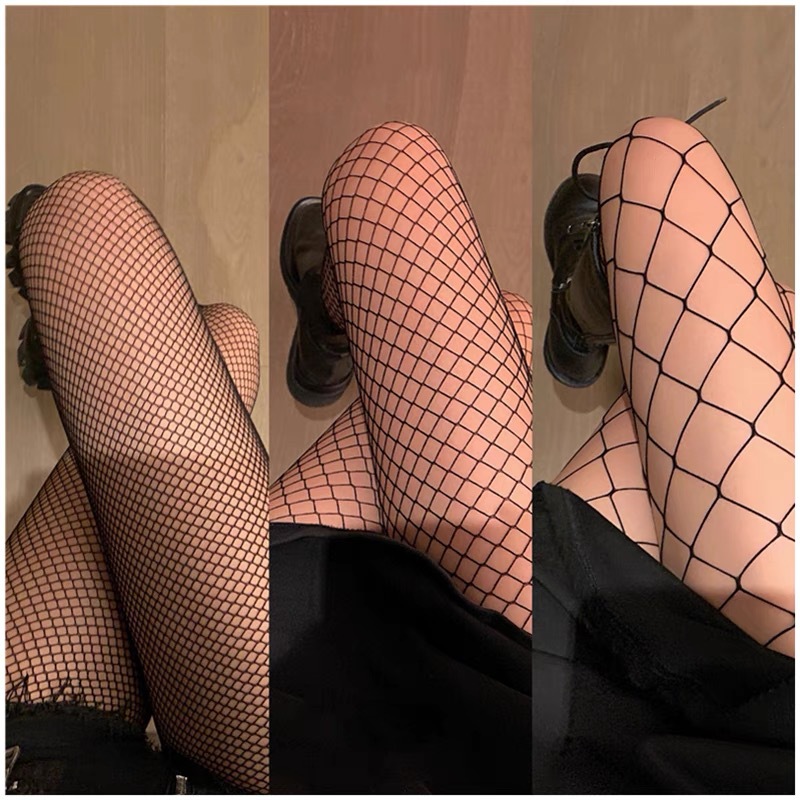 Fishnet socks jk sweet beauty sexy black silk screen red popular non-snagging bottoming socks spring and summer thin socialite style