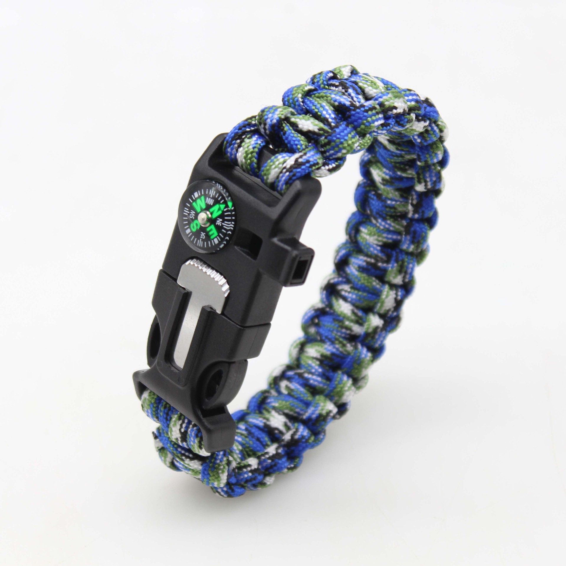Picture of Umbrella rope bracelet survival bracelet multifunctional five-in-one multifunctional outdoor umbrella rope camping adventure Seven-core life rope