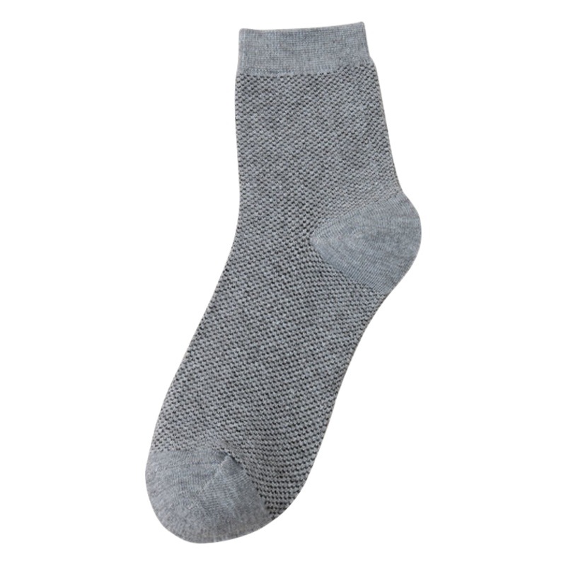 Men's socks autumn and winter mid-length autumn socks thickened wear-resistant breathable men's socks Spring and Autumn Mid-calf adult dad