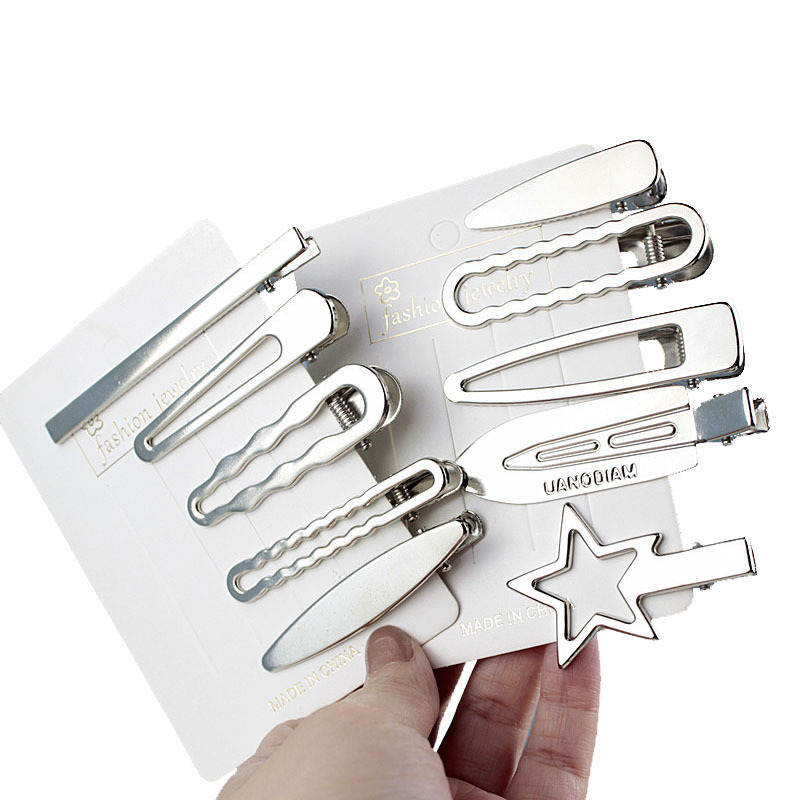 Picture of Y2g hairpin metal sweet cool bangs hairpin makeup hair accessories forehead broken hairpin simple clip 2023 new female