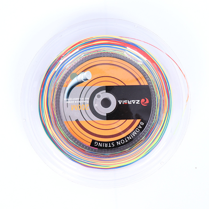 Picture of TOPO Jiyi large plate rainbow Badminton Line 200 m badminton double color line high elastic Badminton Line