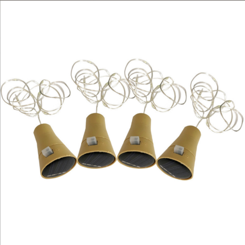 Picture of New Led Solar Light String Bottle Stopper Light Outdoor Waterproof Bar Atmosphere Light Wine Bottle Light Lantern Decorative Light String