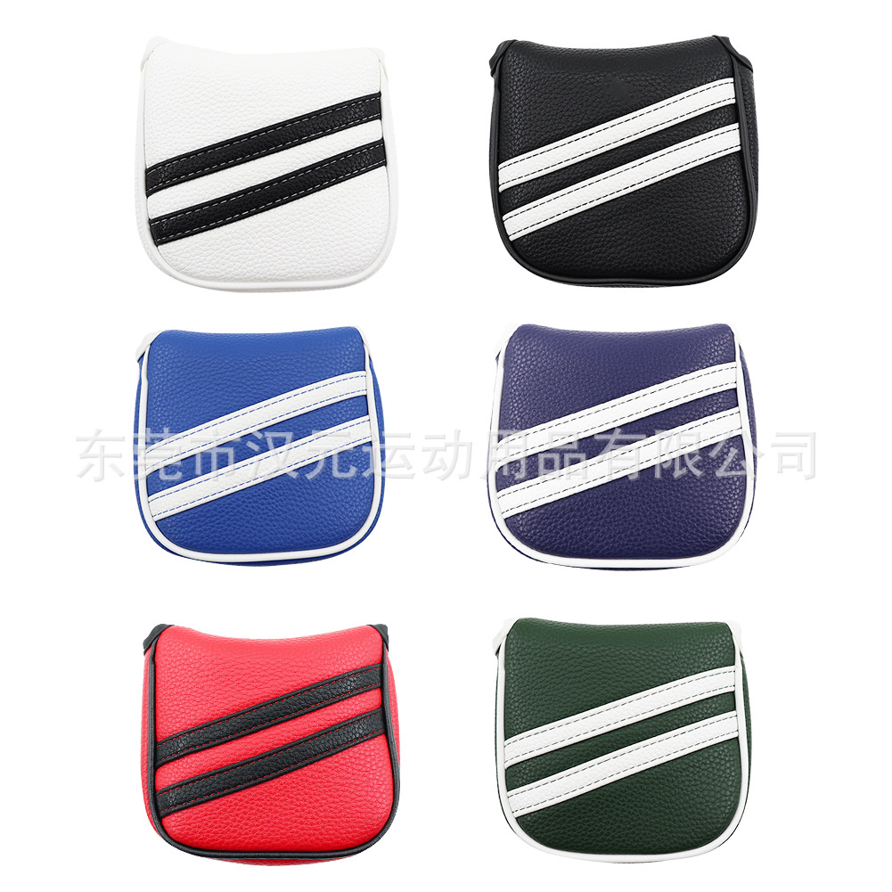Picture of Factory direct cross-border e-commerce golf club cover pu club cover ball head protective cover push rod cap cover