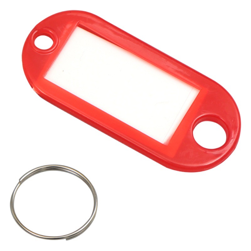 Cross-border plastic pp key card rental room hotel key tag classification tag mark key chain