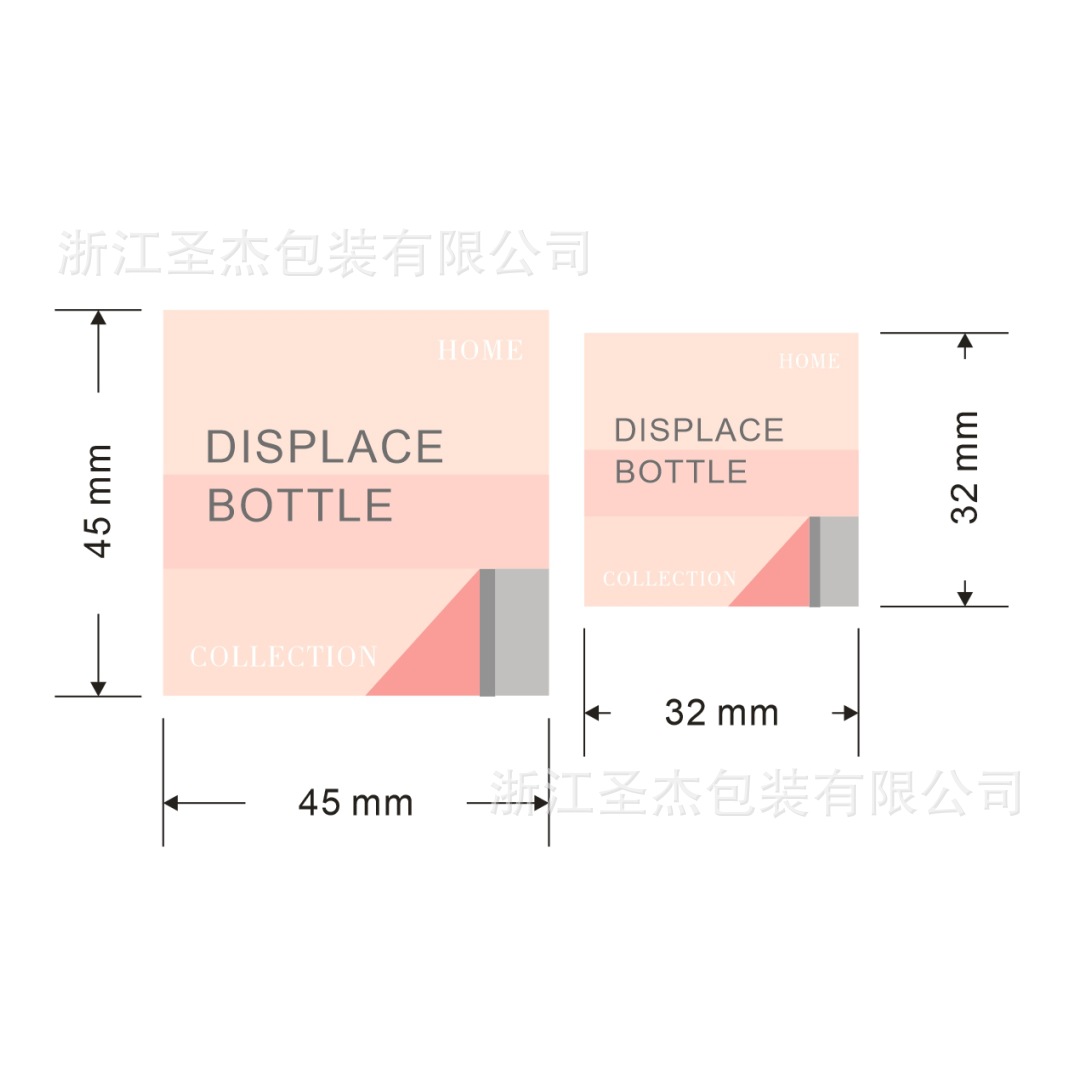Picture of Shampoo Body Soap Hair Conditioner Bottle Body Classification Label Sticker Hotel Homestay Customized Plastic Bottle Labeling Label