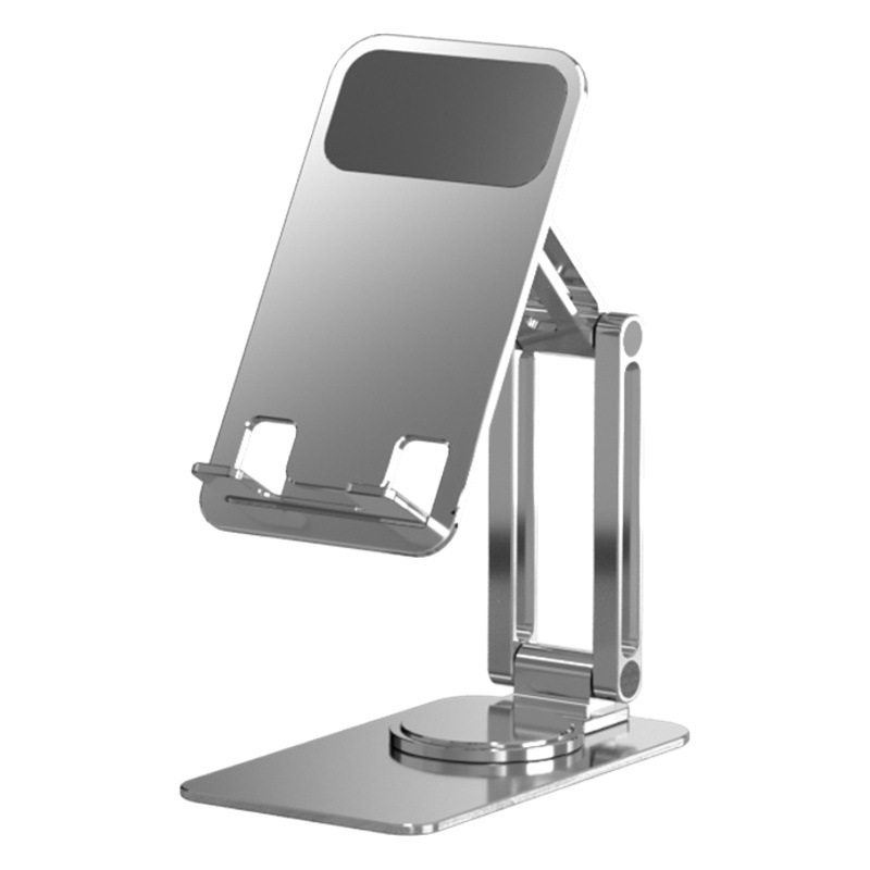 Mobile phone bracket desktop live broadcast rack wholesale foldable metal tremolo photo overhead flat bracket gift rotation