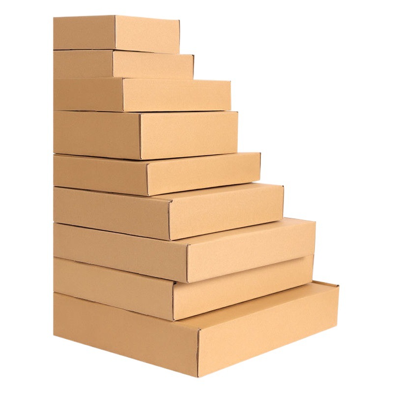 in stock Special Hard Flying Machine Box Folding Flat Corrugated Box Kraft Paper Flying Machine Box Cigarette Box Packaging Carton Customization