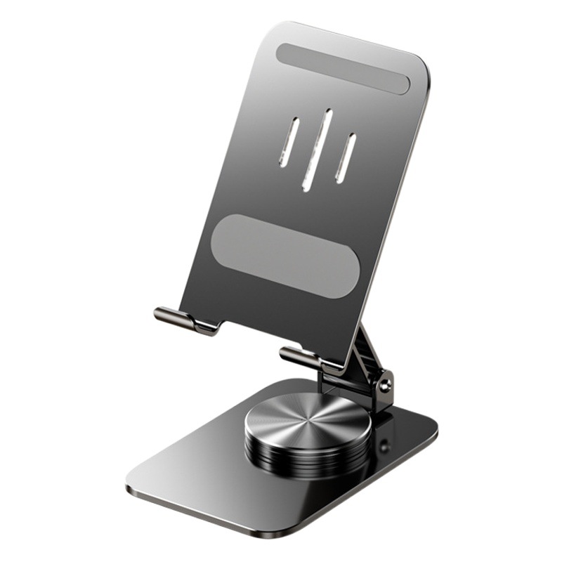 Mobile phone bracket desktop live broadcast rack wholesale foldable metal tremolo photo overhead flat bracket gift rotation