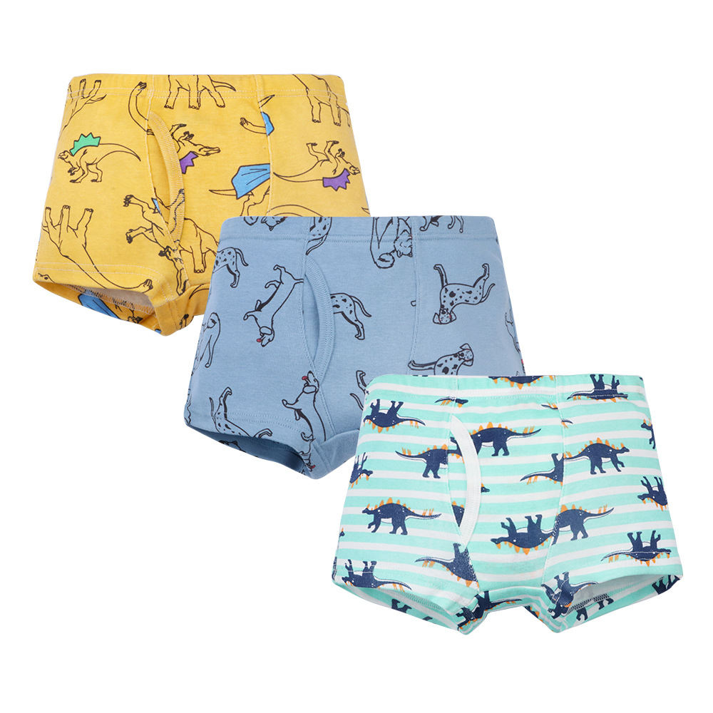 Picture of European and American boys boxer pants threaded cotton children's underwear boys boxer pants baby children's shorts wholesale