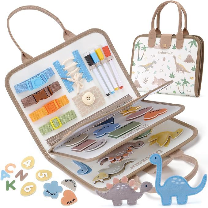 Picture of Portable Felt Dressing Learning Board Early Education Kidsren's Educational Toy Training Education Enlightenment New Felt Learning Board