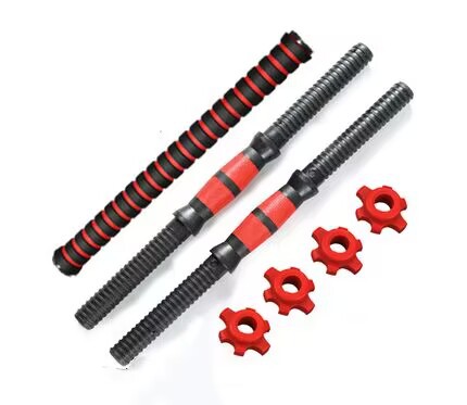 Picture of Environmental protection dumbbell Rod universal pair dumbbell grip lengthened 32/40/51CM dumbbell nut dumbbell accessories