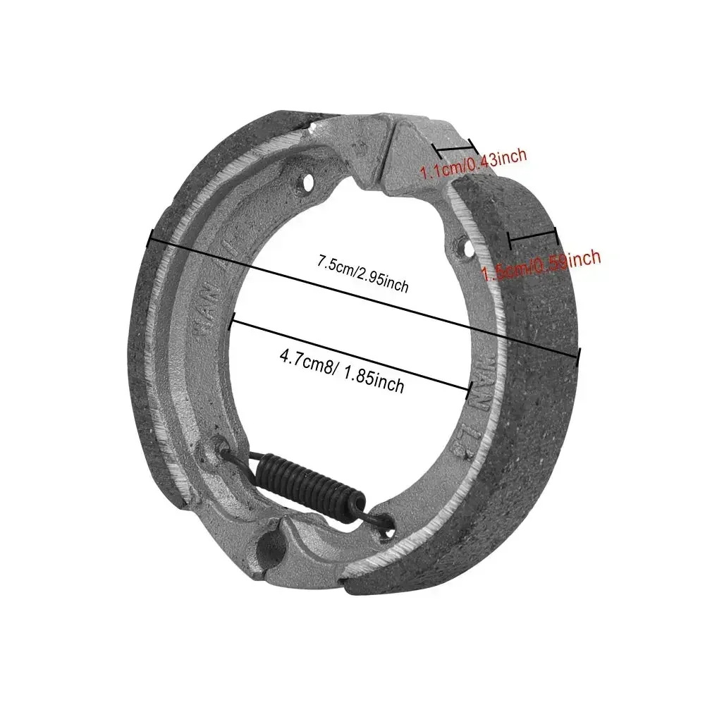 Picture of Suitable for Ninebo Max G2 G30 G30D/L electric scooter front drum brake pad shoe drum brake
