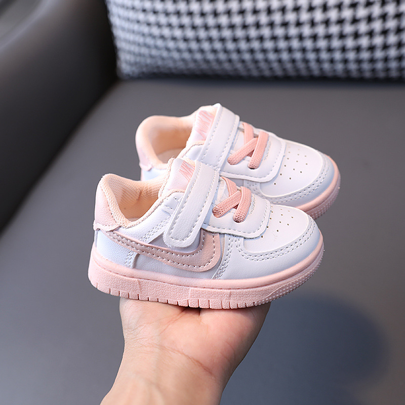 Picture of 2022 Spring and Autumn Korean Style Children's Board Shoes Sneakers Baby Boys and Girls Toddler Shoes Baby Baby Baby Baby Baby Baby Baby Baby Baby Baby White Shoes