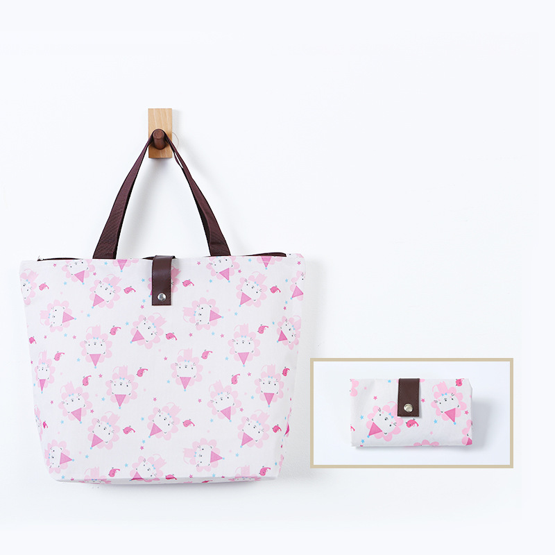 Picture of Oxford Cloth Foldableing Shopping Bag Satchel Shopping Bag Satchel Advertising Environmentally Friendly Foldableable Grocery Shopping Bag Customization